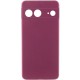 Чохол TPU GETMAN Liquid Silk Full Camera для Google Pixel 7 Бордовий / Marsala