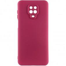 Чохол TPU GETMAN Liquid Silk Full Camera для Xiaomi Redmi Note 9s / Note 9 Pro / Note 9 Pro Max Бордовий / Marsala