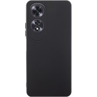 Чохол TPU GETMAN Liquid Silk Full Camera для Oppo A60 4G Чорний / Black