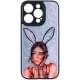 TPU+PC чохол Prisma Ladies для Apple iPhone 14 Pro (6.1") Rabbit