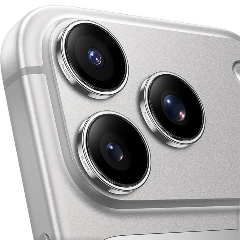 Захисне скло BlueO Sapphire на камеру для Apple iPhone 17 Pro / 17 Pro Max Срібний / Silver