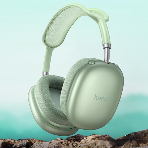 Накладні бездротові навушники Hoco W55 Pleasing Green