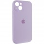 Чохол Silicone Case Full Camera Protective (AA) для Apple iPhone 14 (6.1") Бузковий / Lilac / PVH