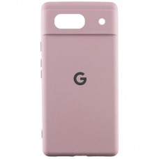 Чохол Silicone Cover Lakshmi Full Camera (AA) with logo для Google Pixel 7a Рожевий / Pink Sand