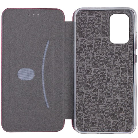 Шкіряний чохол-книжка Classy для Xiaomi Redmi Note 10 / Note 10s / Poco M5s Бордовий