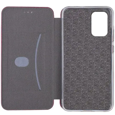 Шкіряний чохол-книжка Classy для Xiaomi Redmi Note 10 / Note 10s / Poco M5s Бордовий