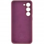 Чохол Silicone Cover Lakshmi Full Camera (AAA) для Samsung Galaxy S24+ Бордовий / Plum
