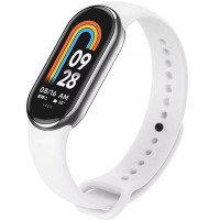 Силіконовий ремінець для Xiaomi Mi Band 8/9/10 Білий / White
