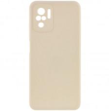 Силіконовий чохол Candy Full Camera для Xiaomi Redmi Note 10 / Note 10s Бежевий / Antique White