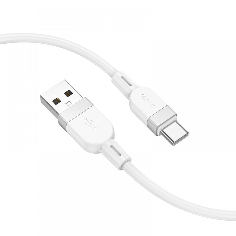 Дата кабель Hoco X109 Energy silicone USB to Type-C (1m) White