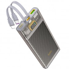 Портативний зарядний пристрій Power Bank Hoco J104 Discovery Edition 22.5W with cable 10000 mAh Gray