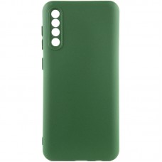 Чохол Silicone Cover Lakshmi Full Camera (AA) для Samsung Galaxy A50 (A505F) / A50s / A30s Зелений / Dark green