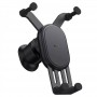 Автотримач з БЗП Baseus Stable Gravitational Car Mount Pro 15W (Air Outlet Version) (SUWX03) Black