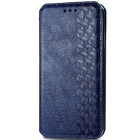 Шкіряний чохол-книжка GETMAN Cubic (PU) для Samsung Galaxy A31 Синій