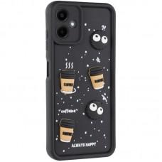 Чохол TPU Toys Case для Samsung Galaxy A06 Black / Always Happy