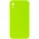 Silicone Case Square Full Camera Protective (AA) NOLOGO для Apple iPhone XR (6.1") Салатовий / Neon green