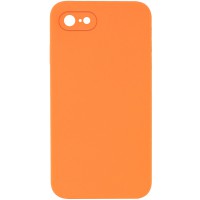 Чохол Silicone Case Square Full Camera Protective (AA) NOLOGO для Apple iPhone 7/8/SE (2020) (4.7") Помаранчевий / Papaya
