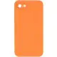 Чохол Silicone Case Square Full Camera Protective (AA) NOLOGO для Apple iPhone 7/8/SE (2020) (4.7") Помаранчевий / Papaya