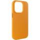 Шкіряний чохол Leather Case (AA Plus) with MagSafe для Apple iPhone 13 Pro Max (6.7") Golden Brown