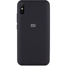 Чохол Silicone Cover Full Protective (AA) для Xiaomi Redmi 9A Чорний / Black