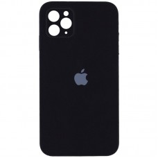 Чохол Silicone Case Square Full Camera Protective (AA) для Apple iPhone 11 Pro (5.8") Чорний / Black