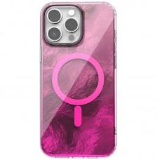 Чохол TPU Shiny Mountain (MagFit) для Apple iPhone 15 Pro Max (6.7") Pink