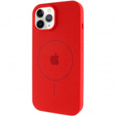Чохол Silicone Case Full Protective (AA) with MagSafe для Apple iPhone 11 Pro (5.8") Червоний / Red