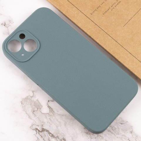 Чохол Silicone Case Full Camera Protective (AA) NO LOGO для Apple iPhone 14 (6.1") Зелений / Pine green