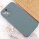 Чохол Silicone Case Full Camera Protective (AA) NO LOGO для Apple iPhone 14 (6.1") Зелений / Pine green