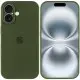 Чохол Silicone Case Full Camera Protective (AA) для Apple iPhone 16 (6.1") Зелений / Dark Olive