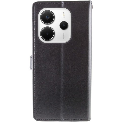 Шкіряний чохол-книжка GETMAN Gallant (PU) для Xiaomi Redmi Note 14 4G (Europe version) Чорний