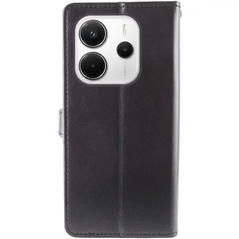 Шкіряний чохол-книжка GETMAN Gallant (PU) для Xiaomi Redmi Note 14 4G (Europe version) Чорний