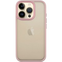 TPU+PC чохол Metal Buttons для Apple iPhone 16 Pro Max (6.9") Рожевий