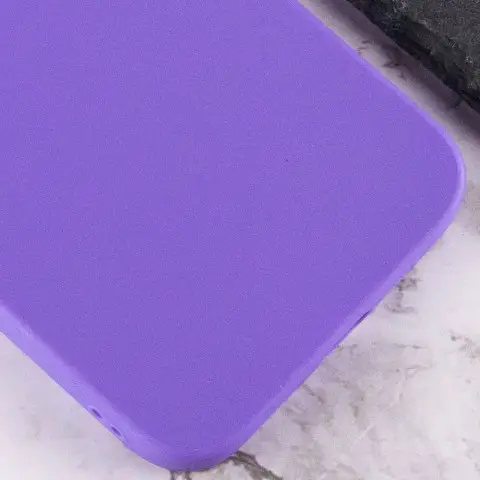 Силіконовий чохол Candy для Apple iPhone 14 Pro (6.1") Бузковий