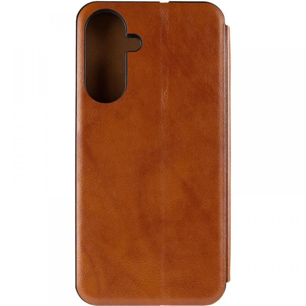 Шкіряний чохол-книжка Belora для Samsung Galaxy A57 5G Brown