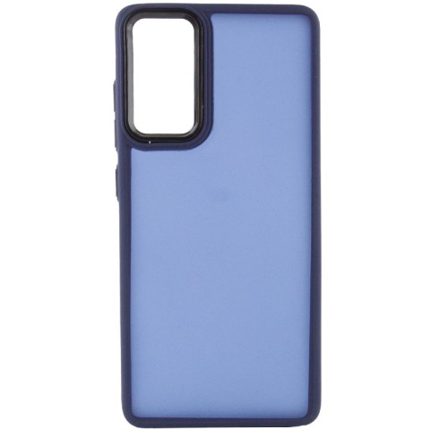 Чохол TPU+PC Lyon Frosted для Samsung Galaxy S20 FE Navy Blue