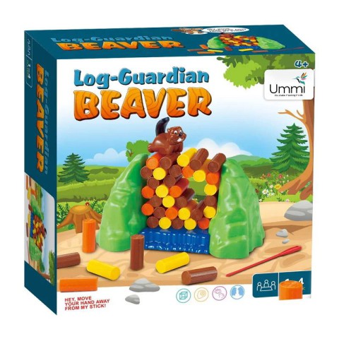 Настільна інтерактивна гра Ummi 556-A2 Log-Guardian Beaver Game Green