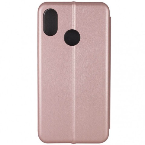 Шкіряний чохол-книжка Classy для Xiaomi Redmi 7 Rose Gold