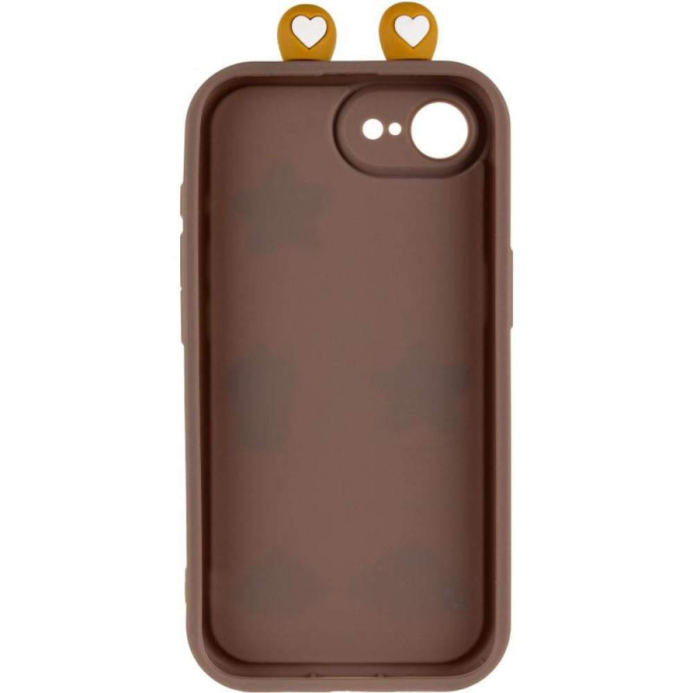 Чохол TPU Toys Case with Ears для Apple iPhone 16e (6.1") Brown