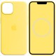 Чохол Silicone case (AAA) with Magsafe and Animation для Apple iPhone 14 (6.1") Жовтий / Canary Yellow