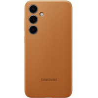 Шкіряний чохол Leather Case (AAA) для Samsung Galaxy S24+ Brown