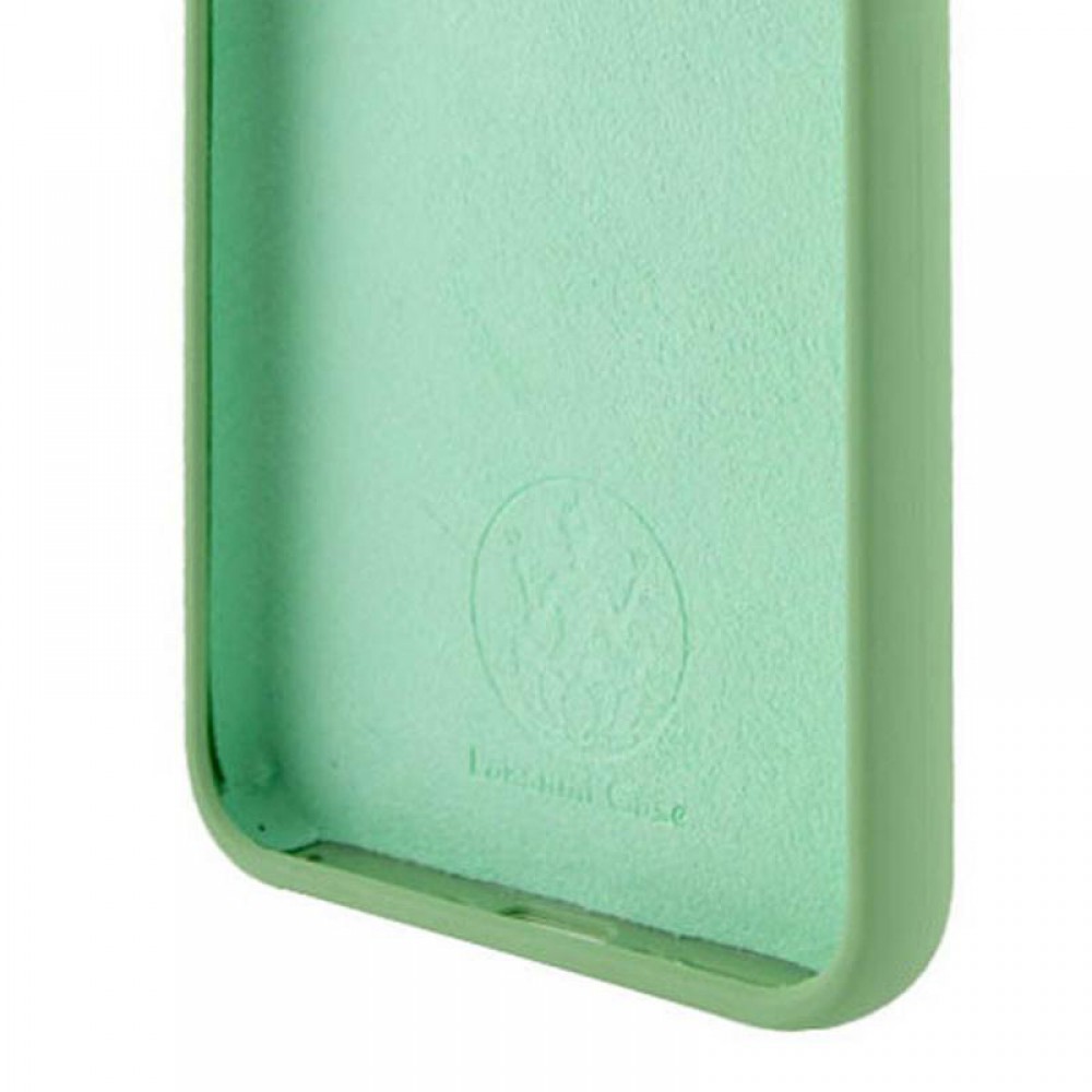 Чохол Silicone Cover Lakshmi Full Camera (AAA) для Xiaomi Redmi 12 М'ятний / Mint