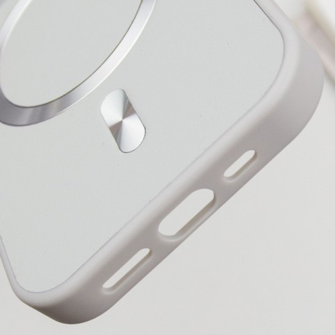 Шкіряний чохол SnapCase with MagSafe для Apple iPhone 12 Pro Max (6.7") Grey