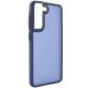 Чохол TPU+PC Lyon Frosted для Samsung Galaxy S21 FE Navy Blue