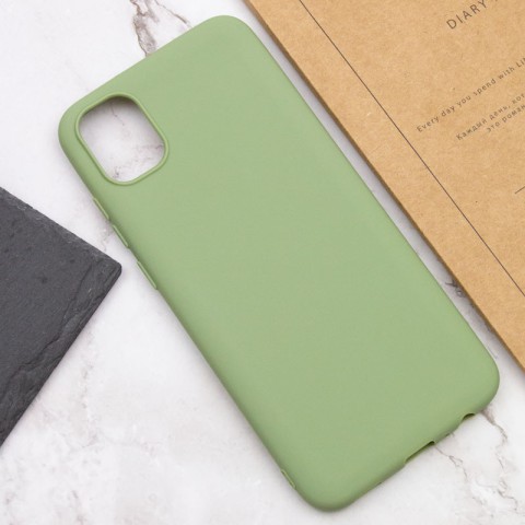 Силіконовий чохол Candy для Samsung Galaxy A04 Фісташковий