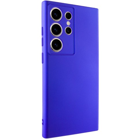 Чохол Silicone Cover Lakshmi Full Camera (A) для Samsung Galaxy S24 Ultra Синій / Iris