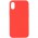 Чохол Silicone Case Full Protective (AA) NO LOGO для Apple iPhone X / XS (5.8") Кавуновий / Watermelon red