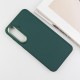 TPU чохол Bonbon Metal Style для Samsung Galaxy S24 / S25 Зелений / Pine green