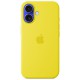 Чохол Silicone case (AAA) full with Magsafe and Animation для Apple iPhone 16 (6.1") Star Fruit