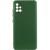 Чохол TPU GETMAN Liquid Silk Full Camera для Samsung Galaxy A71 Зелений / Dark green